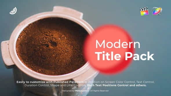 Modern Typography Titles Pack for - VideoHive 23620604