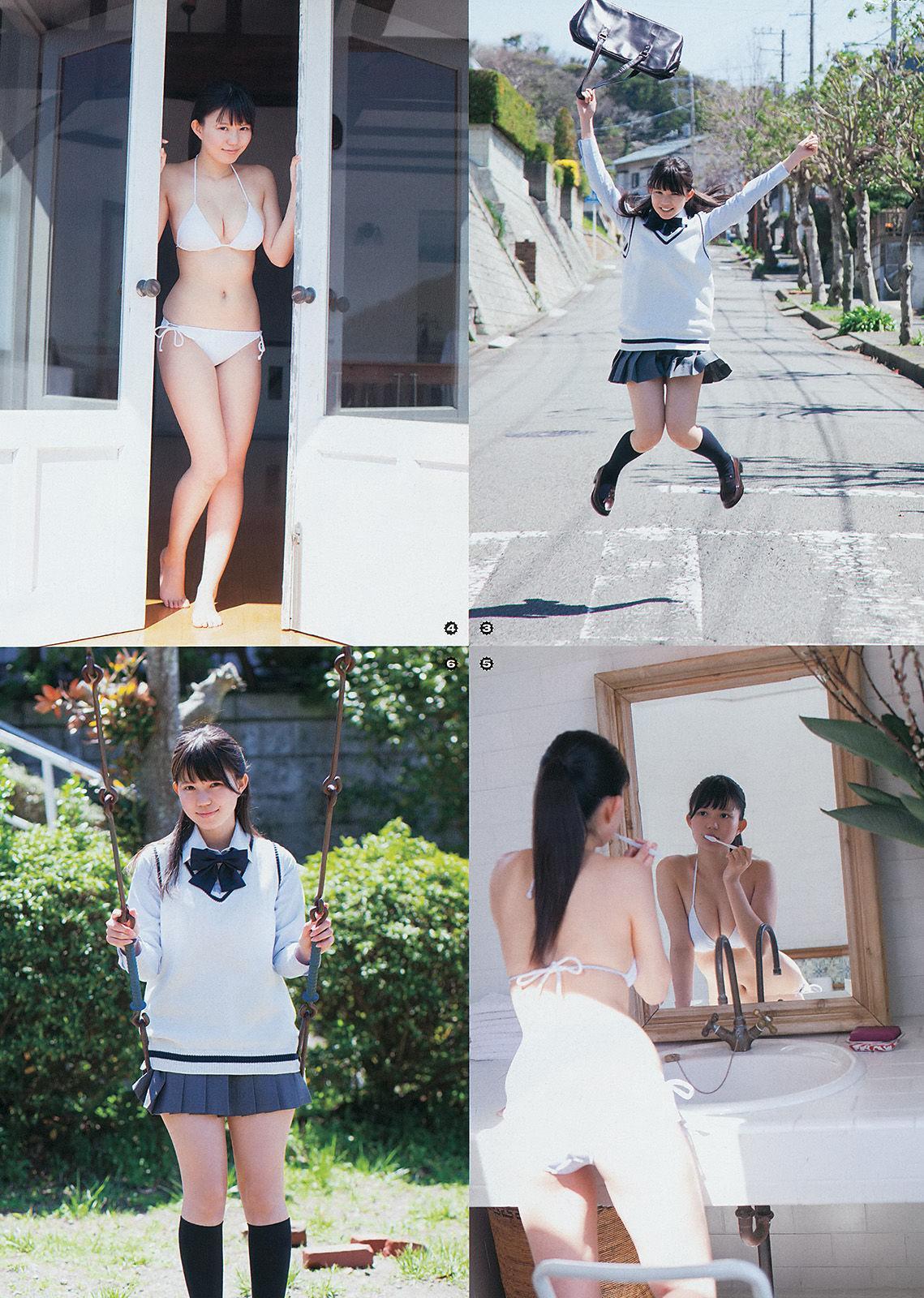 [Young Gangan] SUPER☆GiRLS アップアップガールズ(仮) 横山あみ 2014年No.10 写真杂志(19)