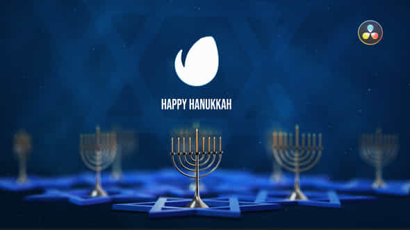 Hanukkah Logo Reveal - VideoHive 34613209