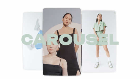 3D Photo Carousel Intro - VideoHive 57862629