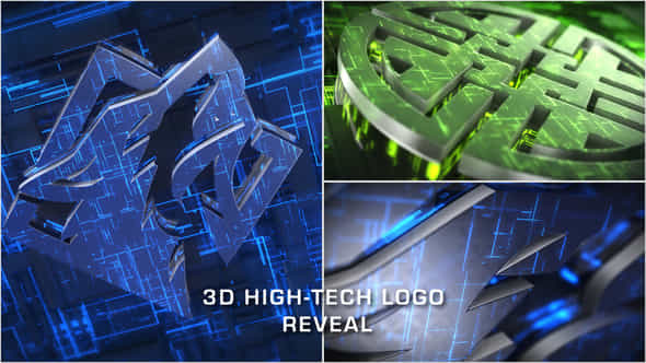3D High-Tech Logo - VideoHive 44160370