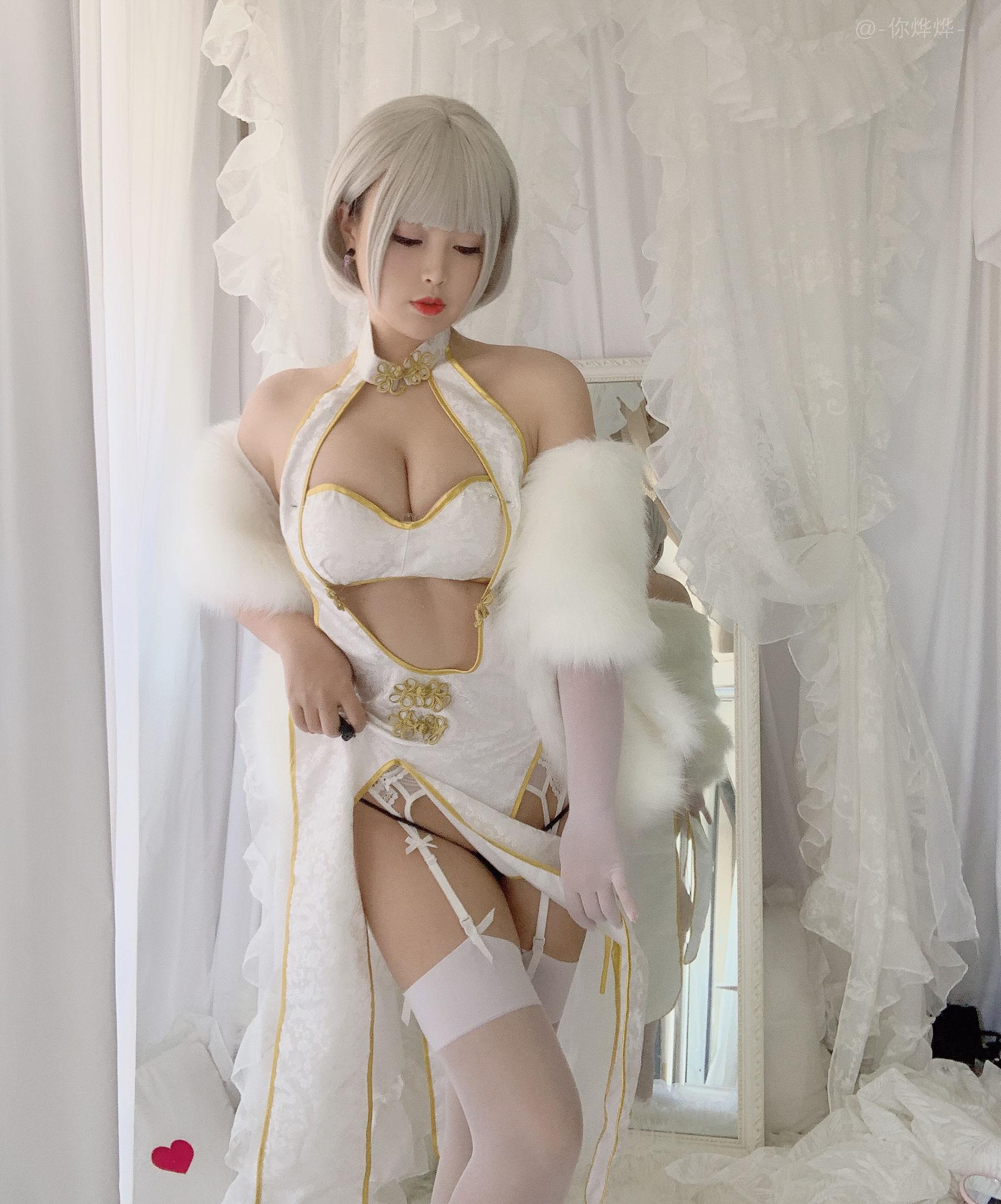 [美女Coser] -白烨- 《白旗袍》 写真集(3)