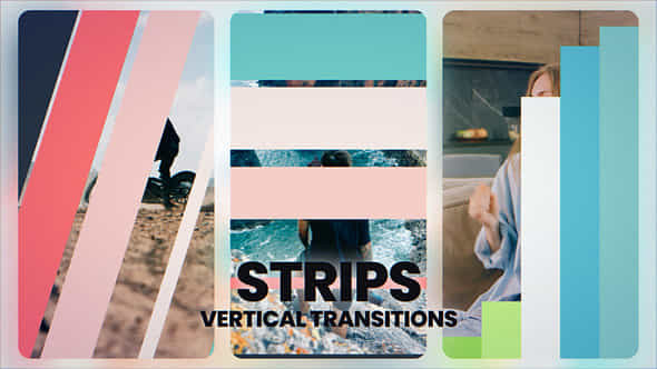 Strips Transitions - VideoHive 56044003