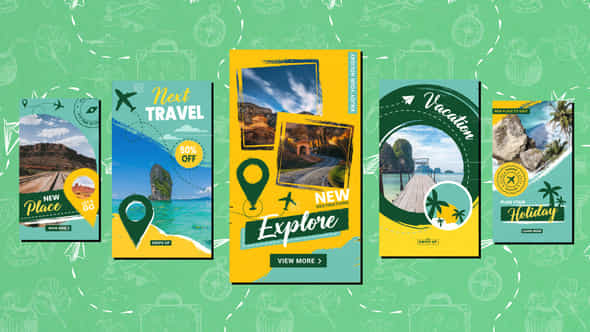 Summer Holiday Travel Tropical Stories Reels - VideoHive 57715737