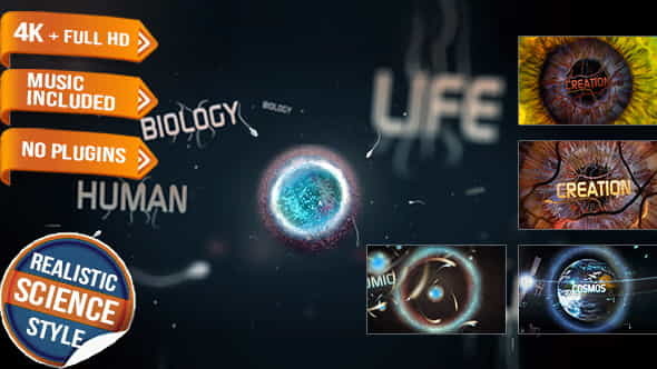 Science Physics Biology Intro - VideoHive 19172456