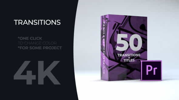 50 Title Transitions MOGRT - VideoHive 21763351