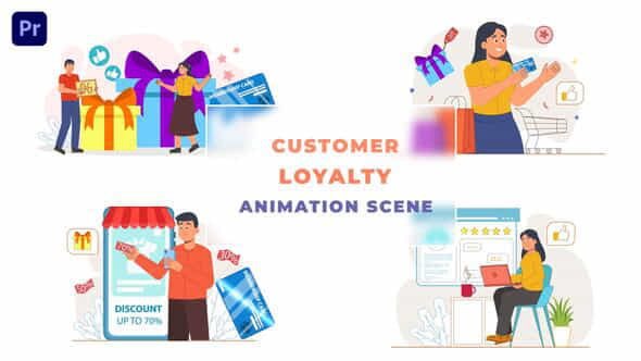 Customer LoyaltyExplainer Animation - VideoHive 43660928