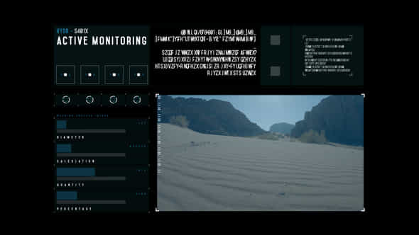 Hud Active Monitoring - VideoHive 50848628