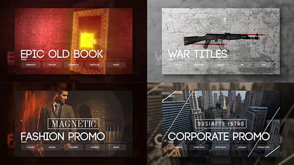 Showreel | Dynamic Promo - VideoHive 13691661