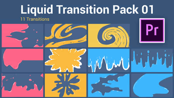 Liquid Transition Pack - VideoHive 34323191