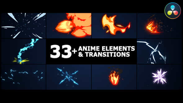 Anime Elements And - VideoHive 38368329