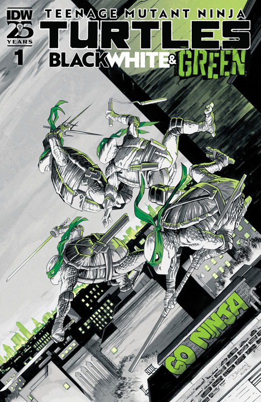 Teenage Mutant Ninja Turtles - Black, White, and Green #1-2 (2024)