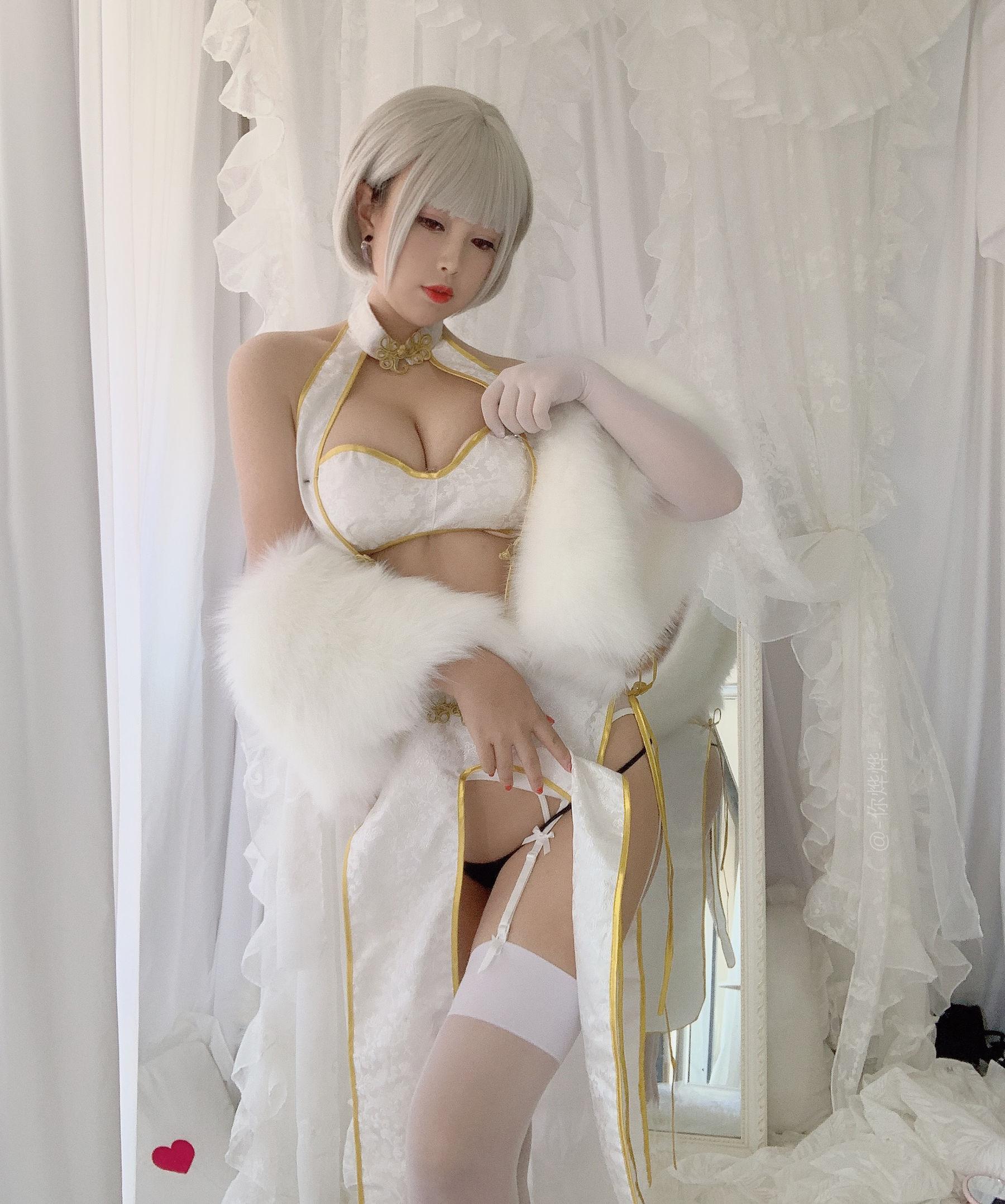 [美女Coser] -白烨- 《白旗袍》 写真集(30)