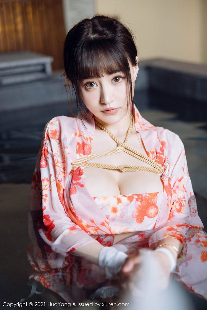 花漾朱可儿色彩缤纷和服捆绑诱惑写真(22)