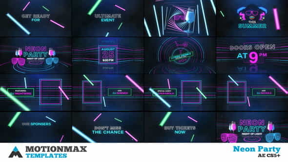 Neon Party - - VideoHive 22450820