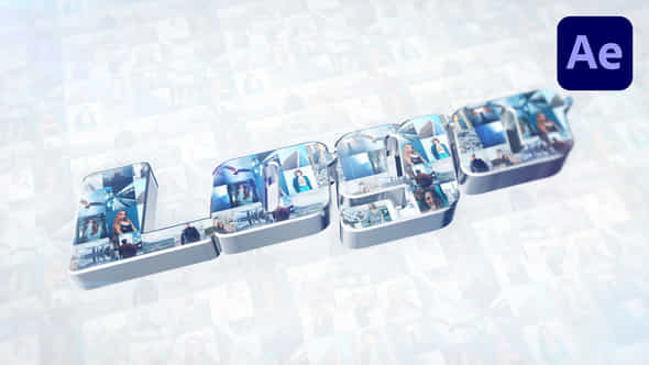 Multiscreen 3D Logo - VideoHive 41849506