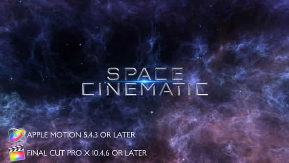 Space Cinematic Titles - Apple - VideoHive 27804958