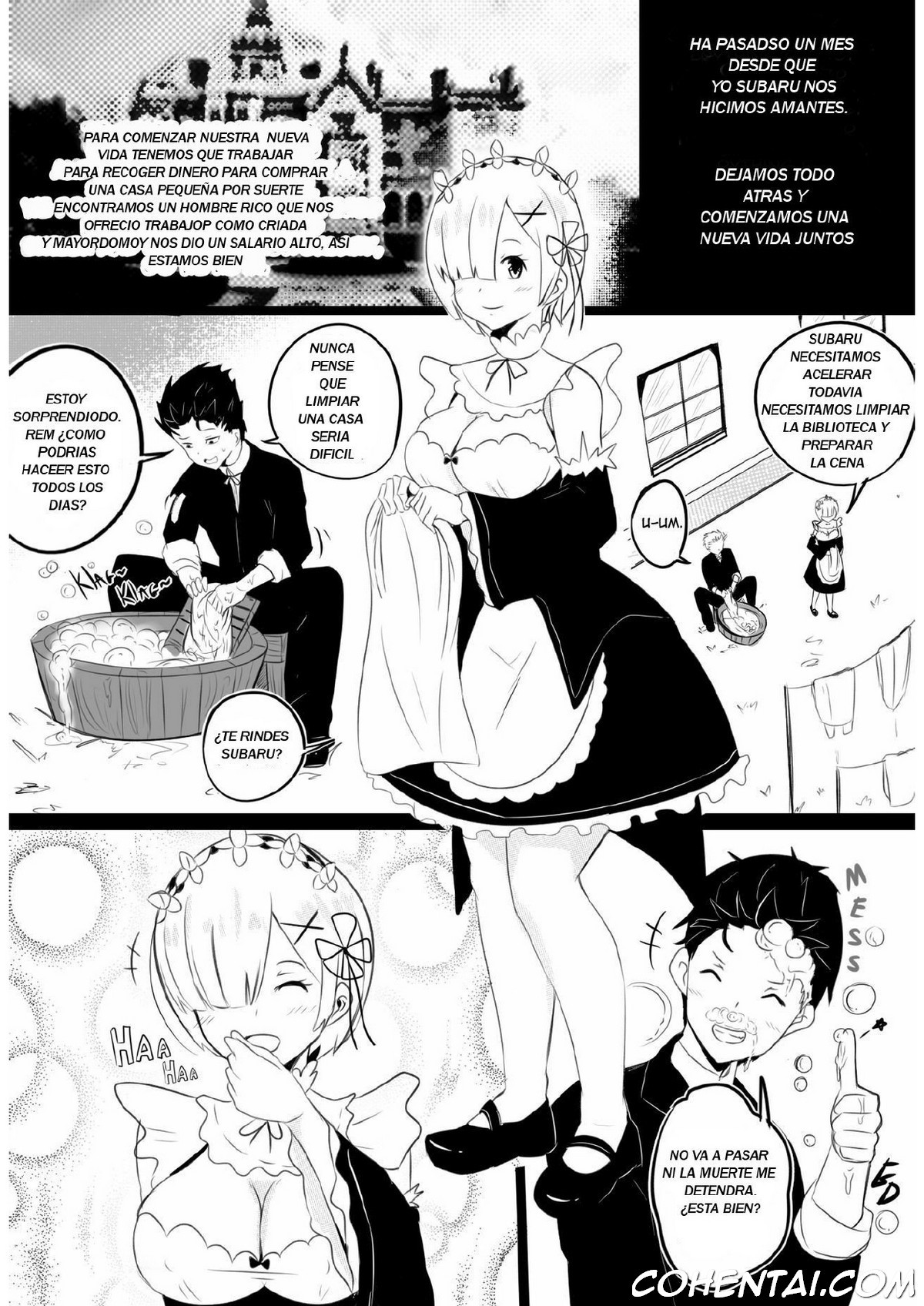 B-Trayal 17 Rem (Re:Zero kara Hajimeru Isekai Seikatsu) xxx comics manga porno doujin hentai español sexo 