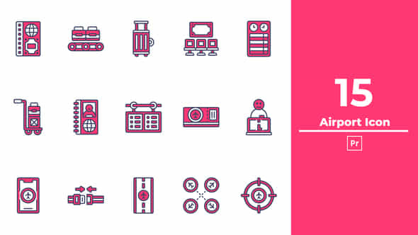 Airport Icon Premiere Pro - VideoHive 50253599