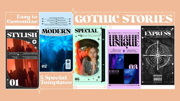 Modern Gothic Stories - VideoHive 34771521