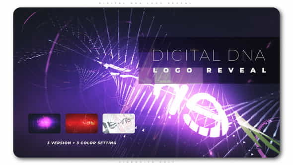 Digital DNA Logo Reveal - VideoHive 23270223