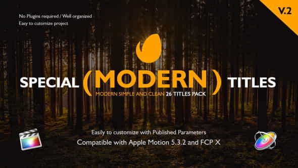Special Modern Titles Pack for - VideoHive 20708205