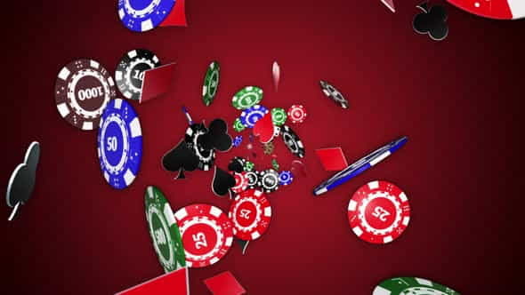 Poker Chips Dices and French - VideoHive 27299269