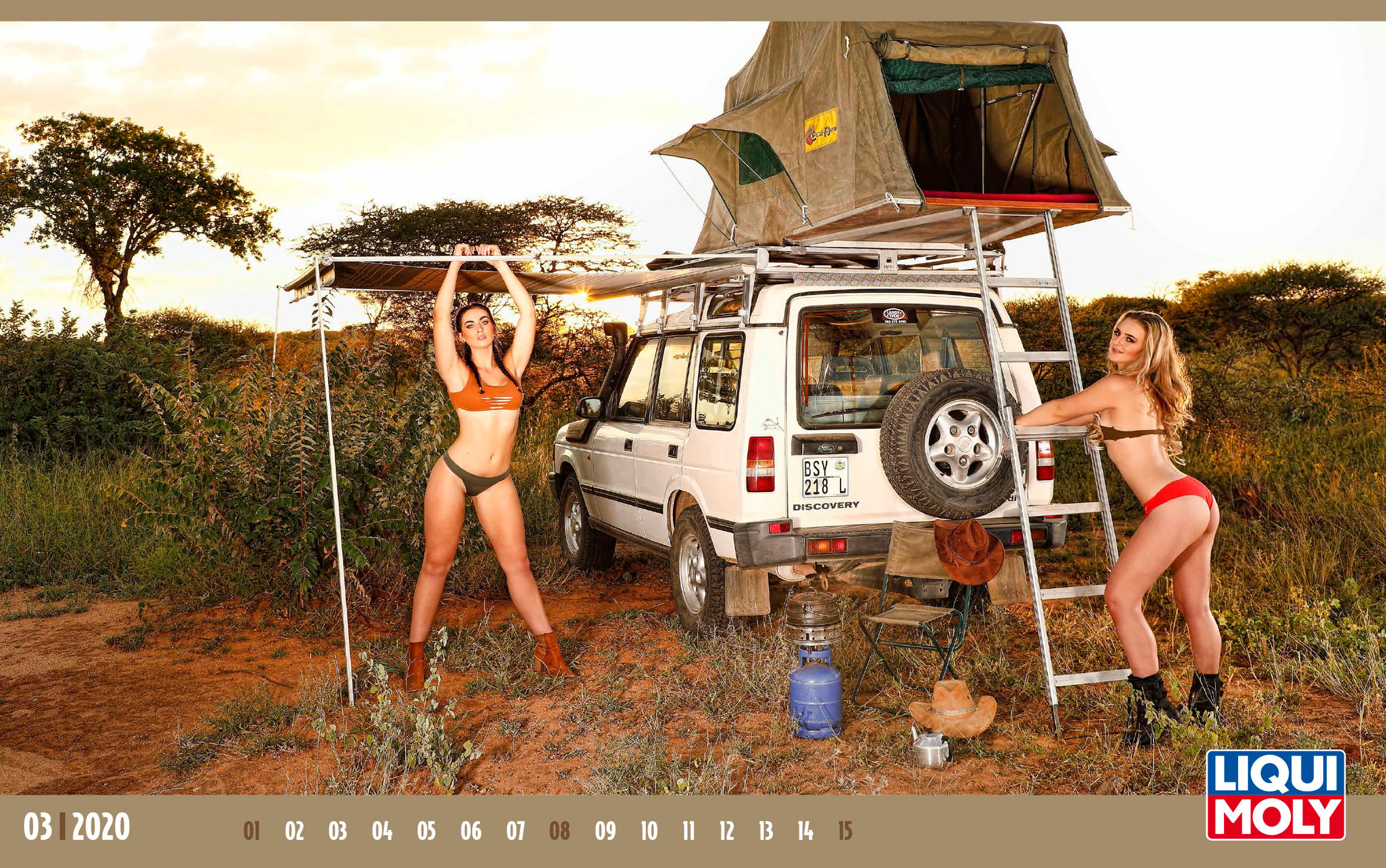 Liqui Moly 2020 Girls Calendar Календарь с девушками автоконцерна Liqui Moly, 2020 год / март-1