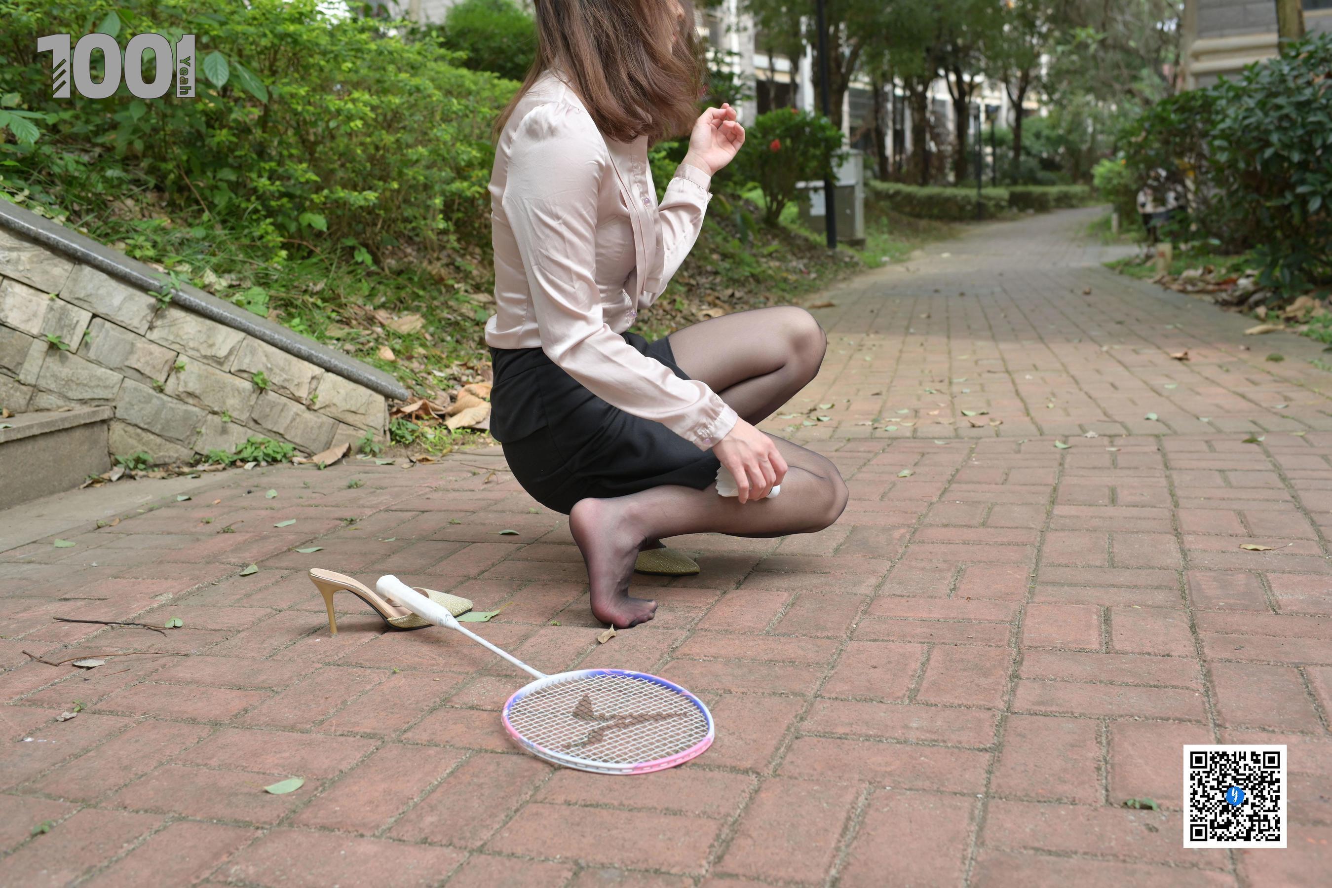 [IESS异思趣向]一千零一夜 192 真真《打羽毛球2》 丝袜美腿套图(36)