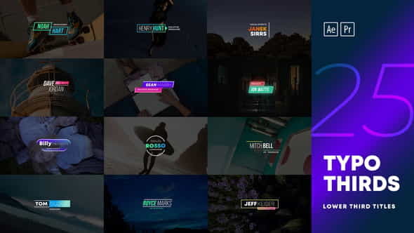 Lower Third Titles Pack - VideoHive 28143676