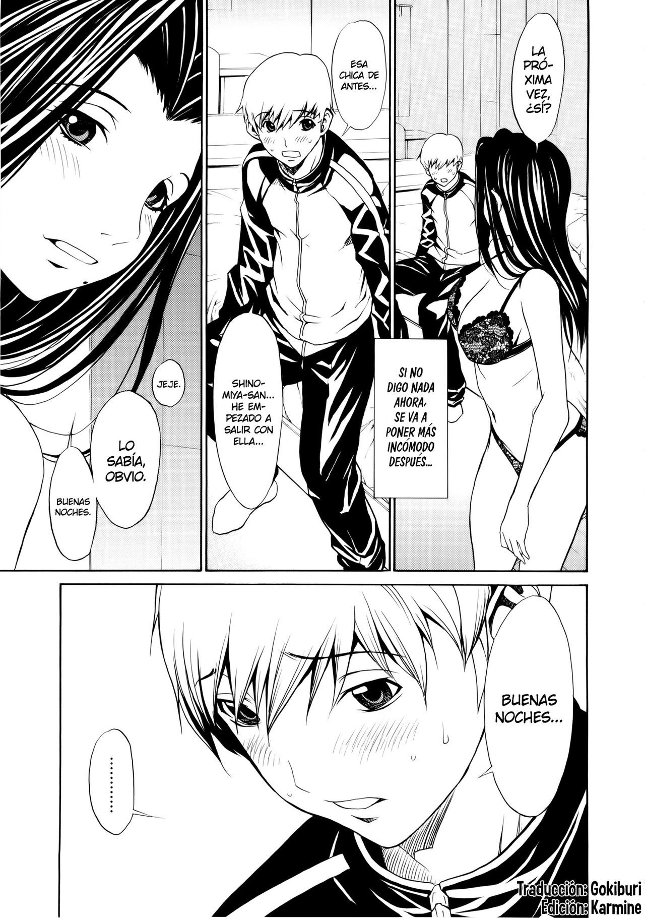 [OKAWARI] Bijin na Haha to Tsuyoki na Classmate Ch. 1-3  Hermosa Madrastra y Segura Compañera de Clases Ch. 1-3 [Spanish] [K.A. Works y Gokiburi]