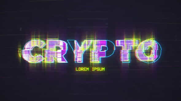 Crypto Intro Title - VideoHive 31526195