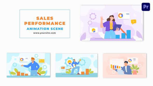 Sales Performance Analyzing - VideoHive 47879984