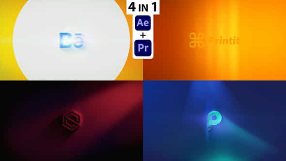 Simple Colorful Logo Reveal Ae Pre - VideoHive 34193848