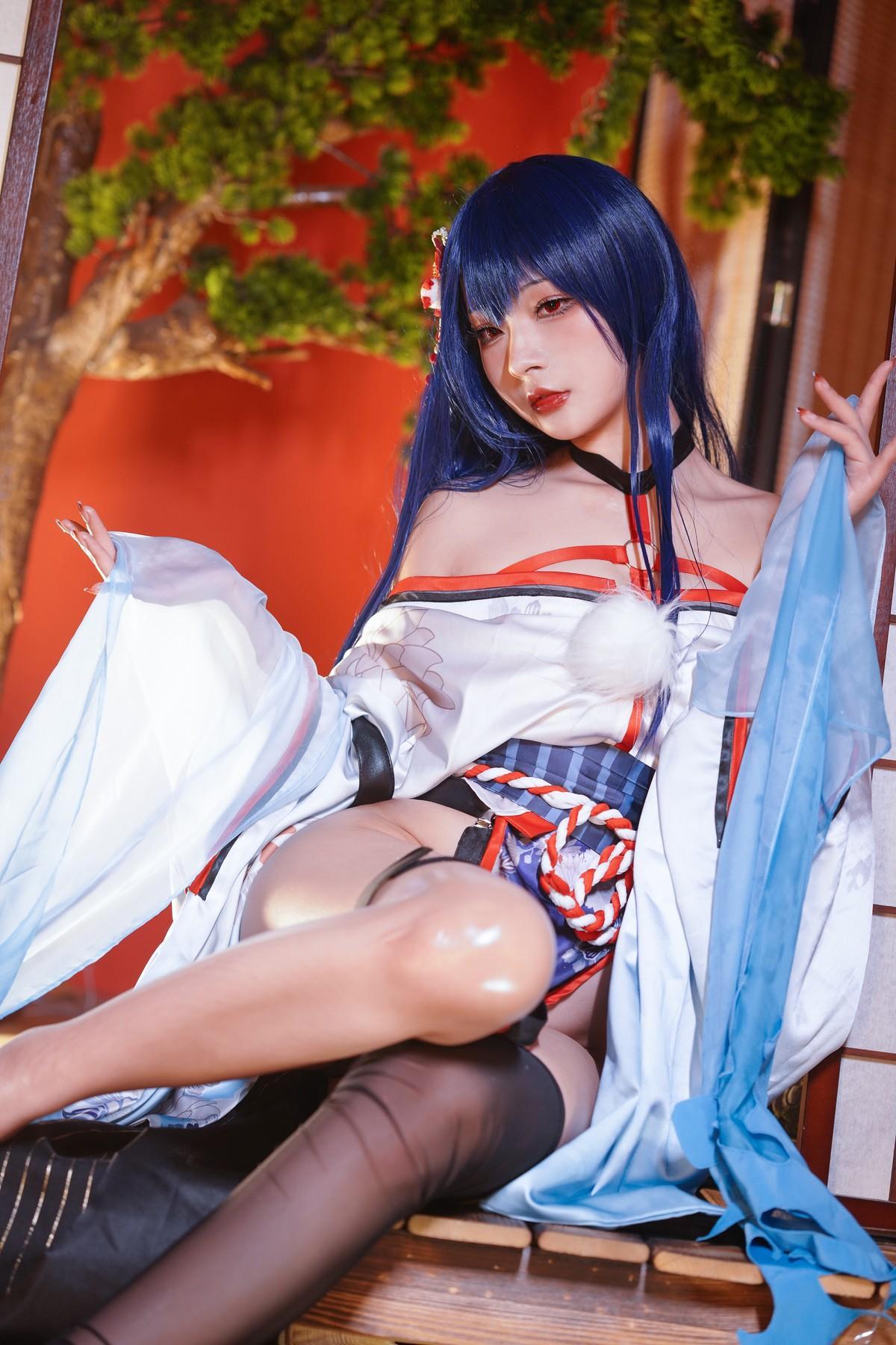 Cosplay Yuuhui玉汇 EroPhone Re 真子-和服抹油 Set.02(1)