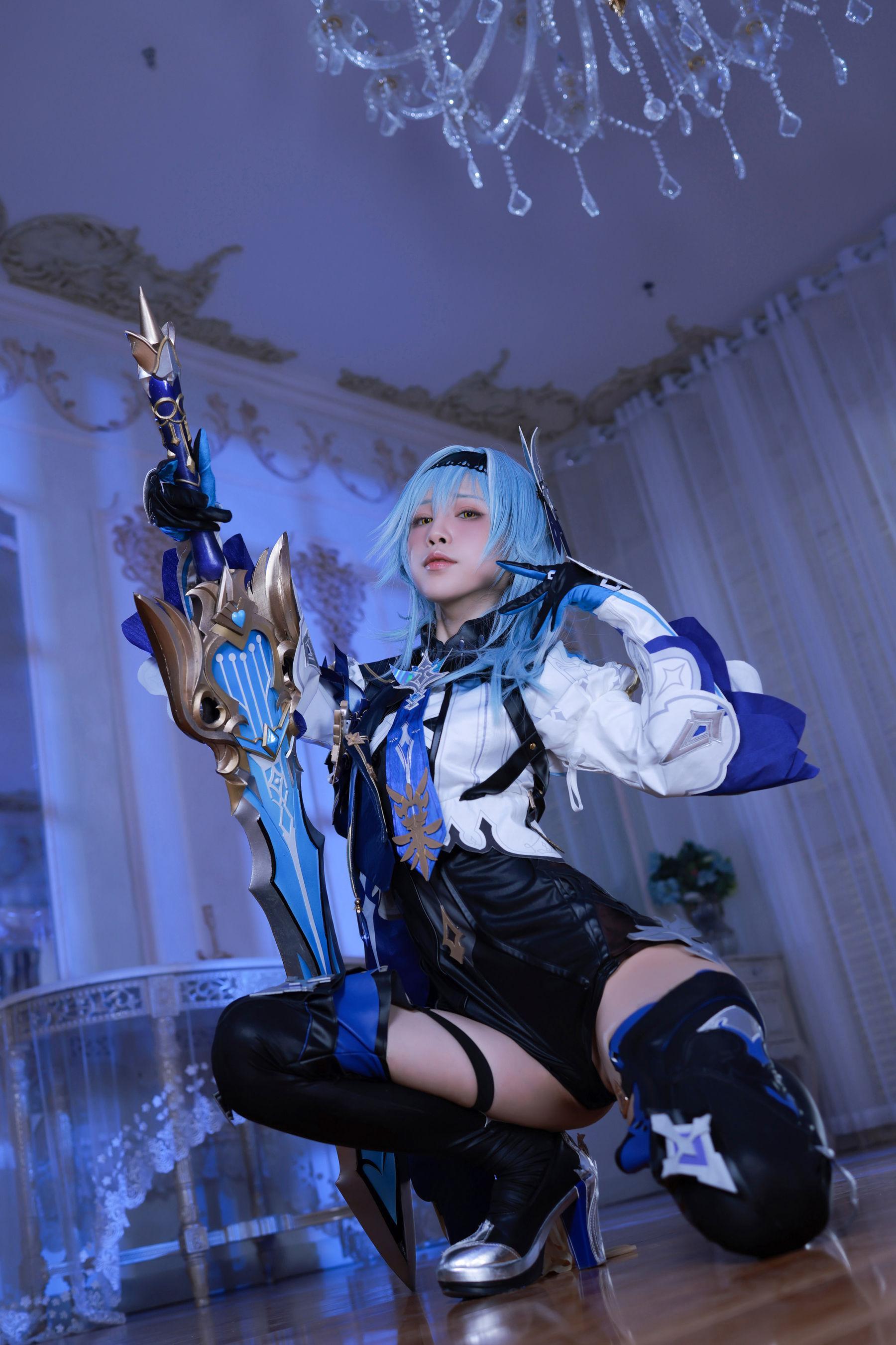 [网红COSER] 动漫博主水淼aqua – 原神优菈 原造(13)