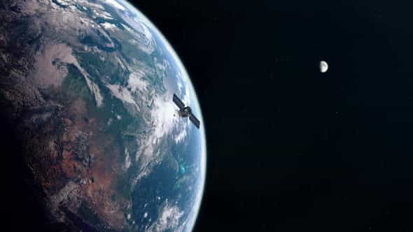 Military Satellite in Earth Orbit - VideoHive 27127459