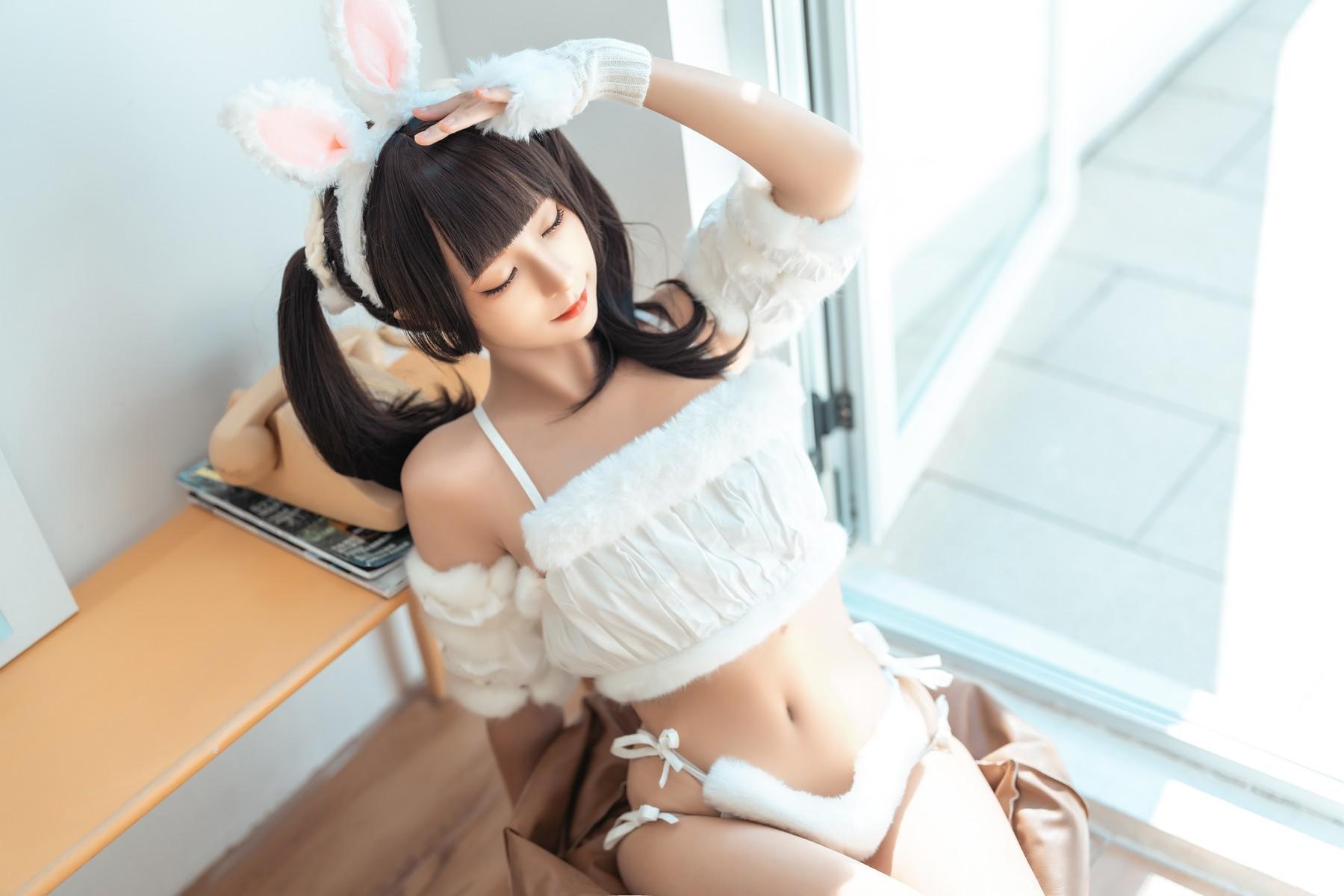 Cosplay 蠢沫沫 Chunmomo 绵绵兔 Mian Mian Rabbit(4)