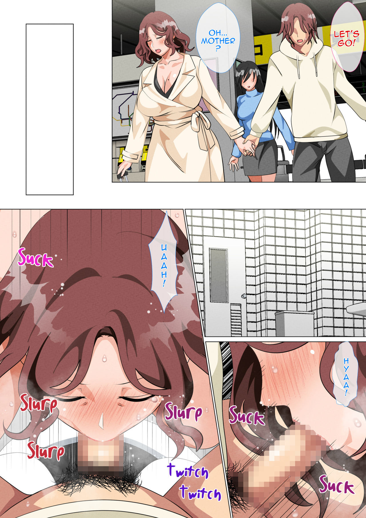 [Circle Spice] Musuko Ni Ai Ni Joukyou Shita Haha  Mother Visiting Her Son in Tokyo [English] [Amoskandy]