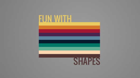 Fun With Shapes - A - VideoHive 9365541