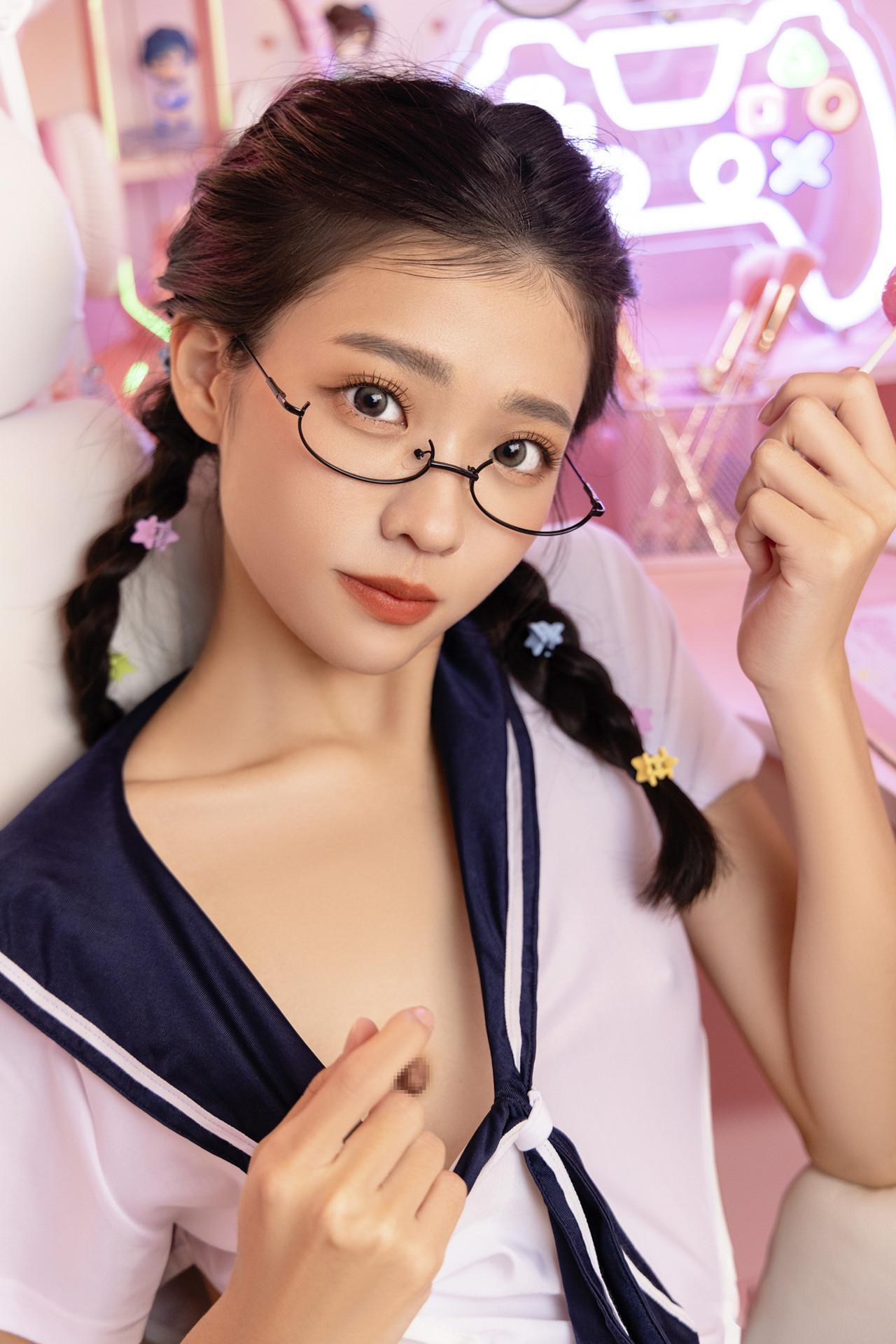 JVID 妍妍 Angel – 电竞少女-超可愛微乳美少女-第一次的性感開發 Set.02(16)