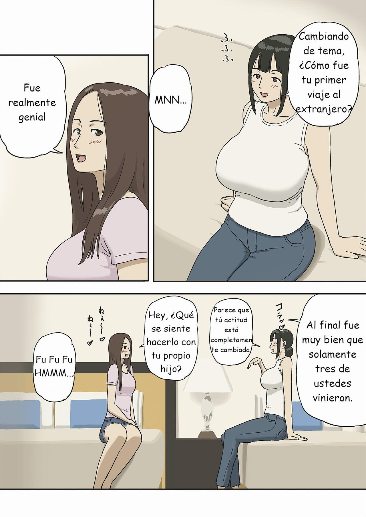 [Izayoi no Kiki] Share 2 Kaa-san tte Muriyari Saretari Suru no Suki na no  Share 2 ¿A mamá le gusta que la cojan contra su voluntad [Spanish] [Black Adam]
