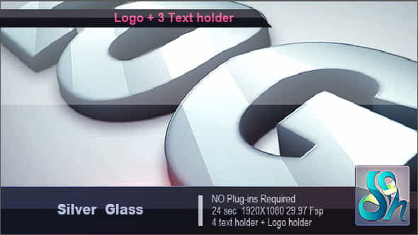 Silver Glass Logo - VideoHive 2034598