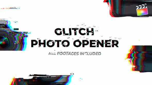 Glitch Photographer Opener - VideoHive 35120220