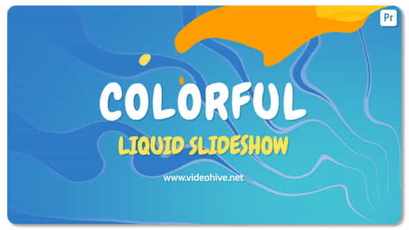 Colorful Liquid Slideshow I Mogrt - VideoHive 48999158