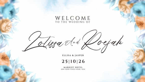 Wedding Intro - VideoHive 57352862