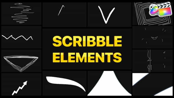 Scribble Elements | FCPX - VideoHive 35934513