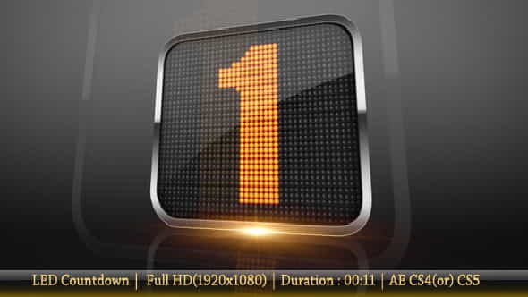 Led Countdown - VideoHive 954838