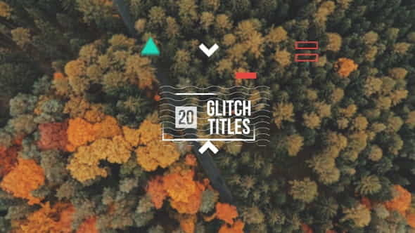 Glitch Titles Pack 2 - VideoHive 14250998
