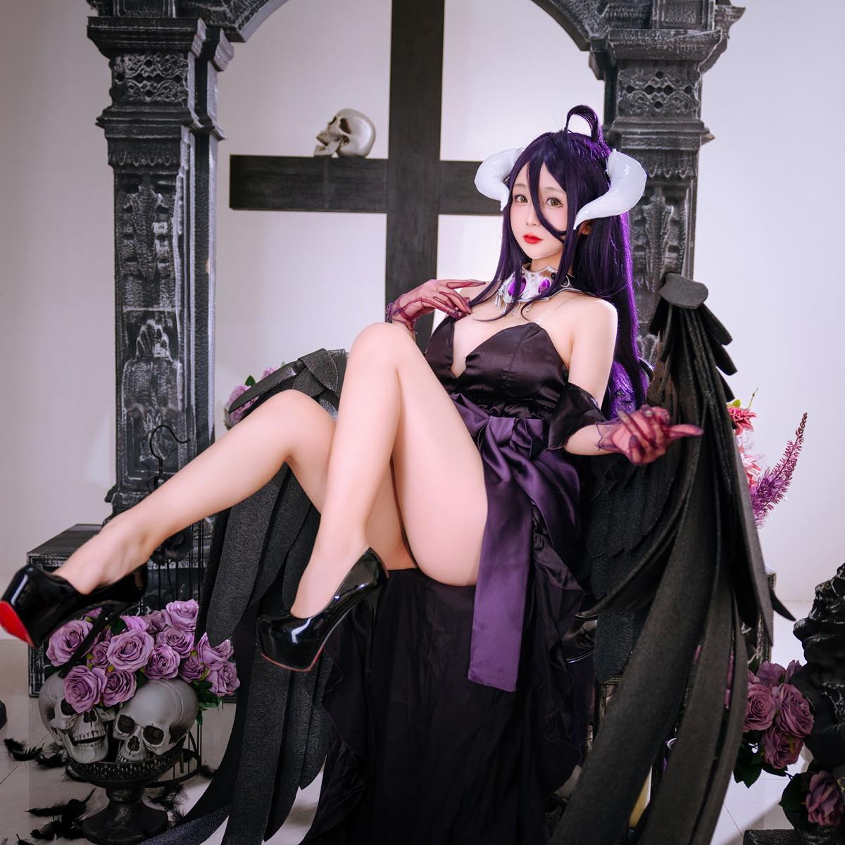 Cosplay Rinaijiao日奈娇 雅儿贝德 礼服+钻石(15)